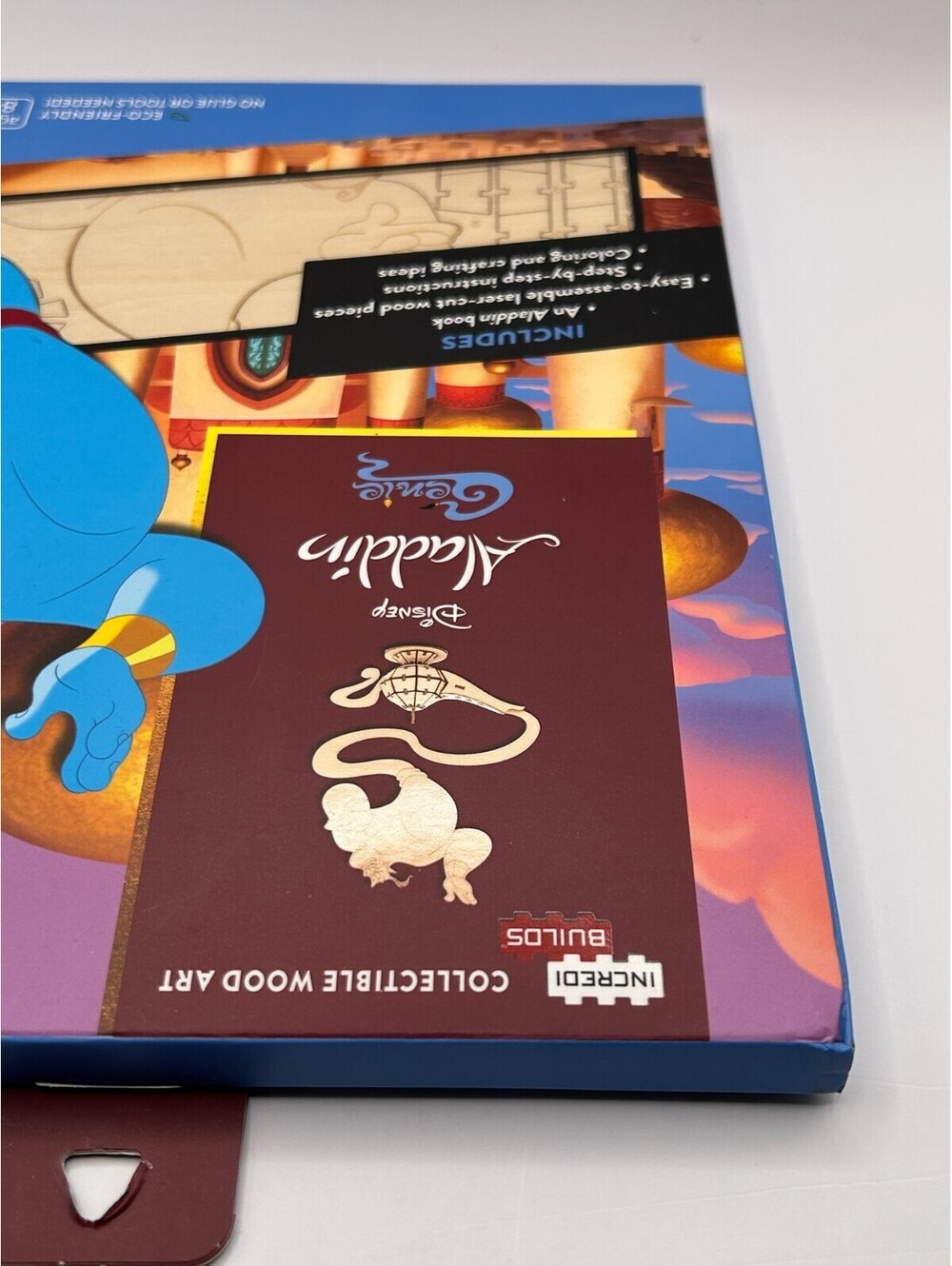 IncrediBuilds Disney Aladdin Genie Book & 3D Wood Model Kit Sealed Ages 8+ - Picture 9 of 10